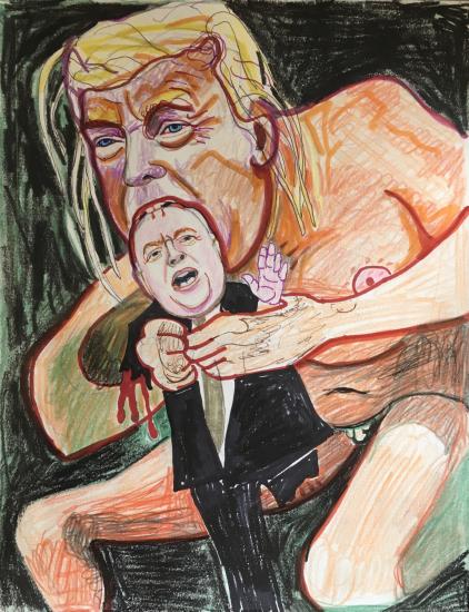 naked trump and mike