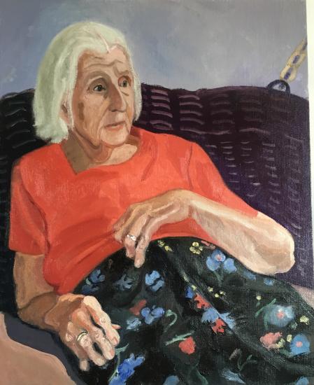 woman sitting